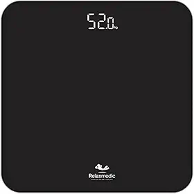 Balança Corporal Digital De Banheiro Ônix 180kg - Relaxmedic