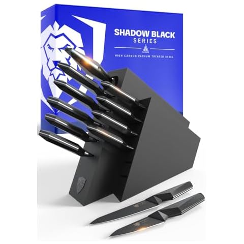 DALSTRONG 12-Piece Shadow Black Knife Set Cover