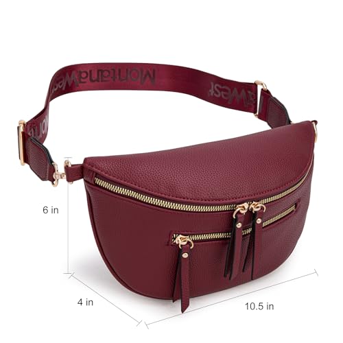 Image of Montana West Crossbody Bags for Women Bum Bag Sling Purse with Adjustable Strap