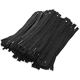 Uonlytech 100stücke Ersatzreißverschlüsse Zum Einnähen Unsichtbare Nylon-reißverschlüsse Für Kleidung Taschen Bastelarbeiten Und Nähservice