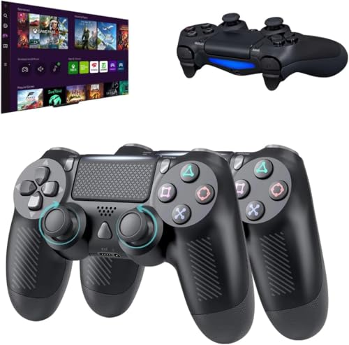 Kit 02 Controles Joystick Bluetooth Sem Fio Para Ps4 Pc Tv (2)