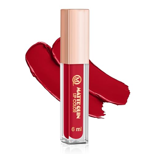 Image of Matte Quin Lip Color| Matte Texture|Long Wear |Smudge Proof |Waterproof-6ml (MQ Flat-215)