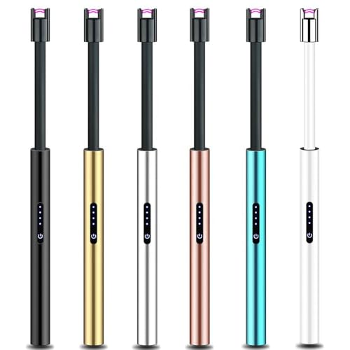 Image of Crasts USB Plasma Rechargeable Electric Gas Lighter for Pooja Room, Candles, BBQ, Multi Purpose - 360 Degree Flexible & Windproof (Multicolor)