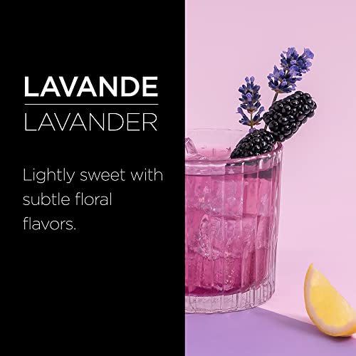 1883 Lavender Syrup - Flavored Syrup For Hot & Iced Beverages, Subtle Floral Flavor - Gluten-Free, Vegan, Non-Gmo, Kosher, Preservative-Free, Made In France | Plastic Bottle 1 Liter (33.8 Fl Oz) #TOP3