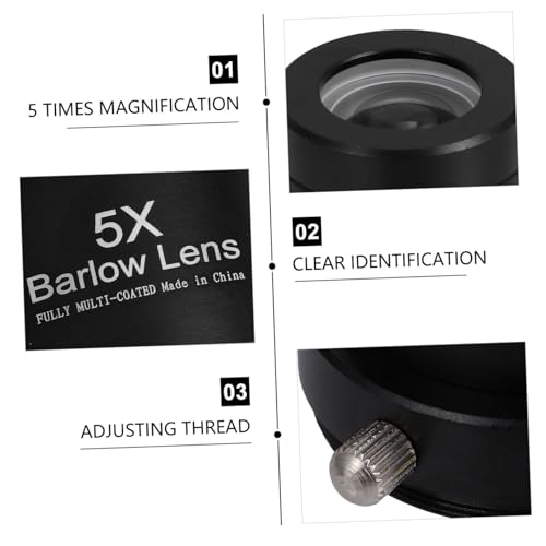 Lente Barlow de Telescopio para Evitar Vibraciones en Conectores de Cámara 2