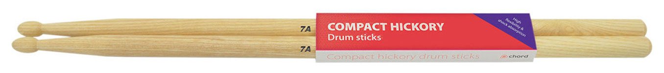 chord H7AWC Compact Hickory Drum Stick (Pack of 2)