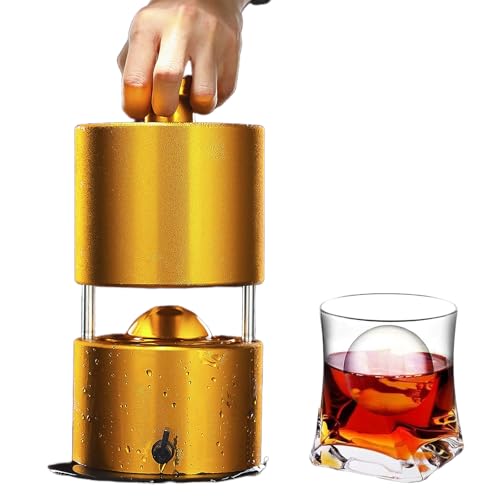 Gold Aircraft-Grade Aluminum Ice Ball Press Mold