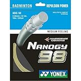Yonex Nanogy 98 Badminton String (10m Set) in Gold