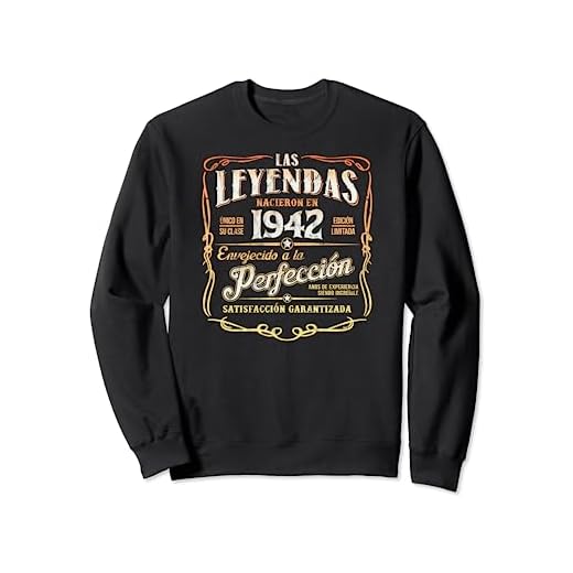 Las Leyendas Nacieron En 1942 Vintage Original Cumpleaños Sudadera