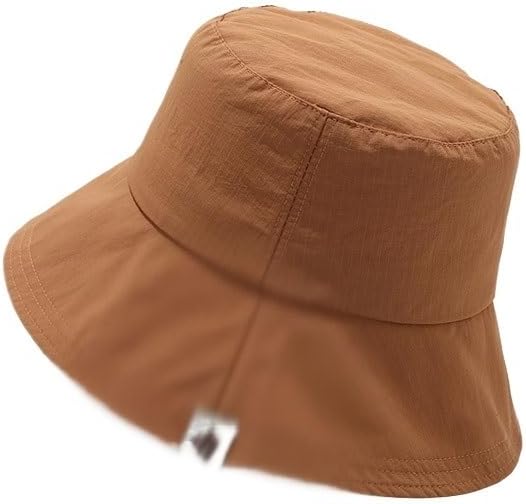 Quick-Drying Fisherman Hat Large Circumference Hat Women Sun Protection Basin Hat for Travel Camping