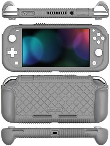 Bear Motion Protective Case for Nintendo Switch Lite 2019 Shock and Scratch Resistant Gray