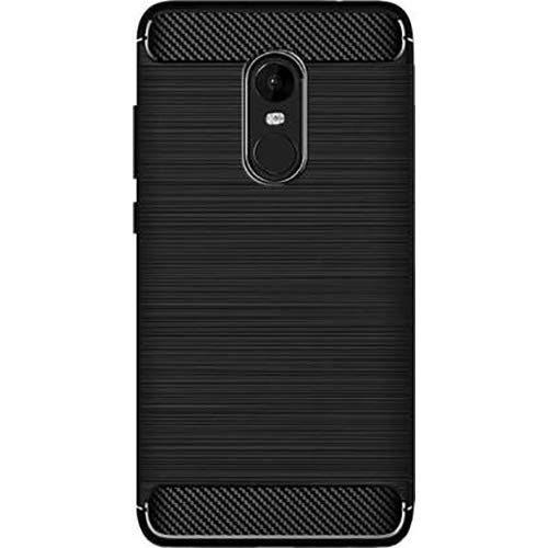 Amazon Brand - Solimo Back Cover for Redmi Note 4 (Rubber | Black)