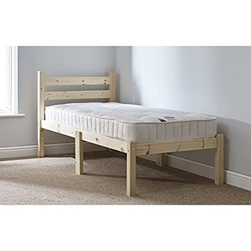 Strictly Beds and Bunks - Pine Bed Frame with Spring...
