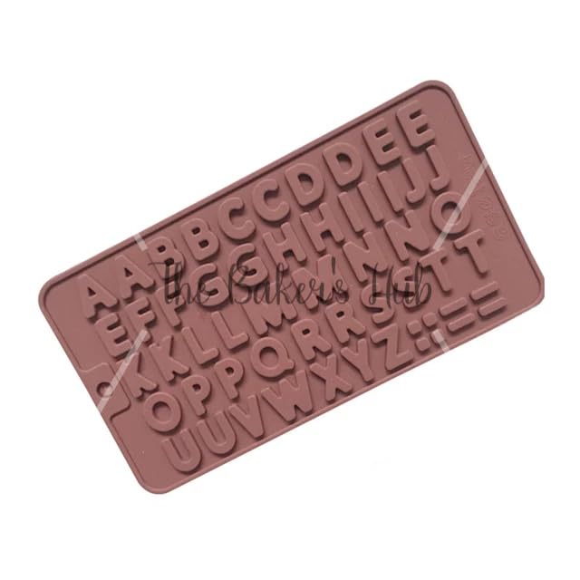 The Bakers Hub Silicon Chocolate Mould for Moulding Chocolates in Multi