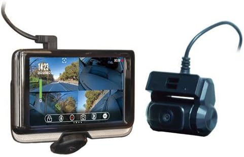 KEIYO 360° パノラマ前後2カメラドライブレコーダー AN-R096