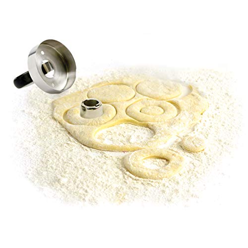 Coupe-pâte Norpro donut robuste avec poignée centrale pour beignets - 5