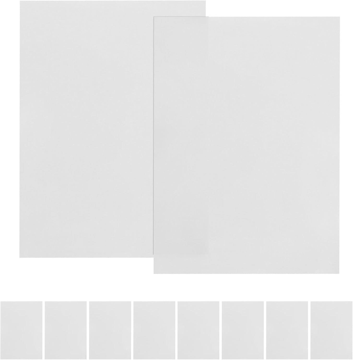 MINAOLULUS 50sheets Tracing Paper Transparent Drawing Sheets for Sketching Markers Ink for Artists Copying Stenciling Scrapbooking Crafts