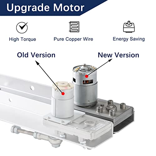 Jqdml High Torque Reciprocating Cycle Linear Actuator Motor Dc 12V Stroke 30-150Mm Variable Speed Max 95Rpm Max Torque 30Lbs,With Speed Control Regulator,Remote Control,End Connector(12V150Mm95Rpm) #TOP1