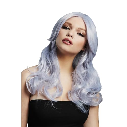 Perruque Smiffys Fever Nicole True Blend haute qualité lilas argenté