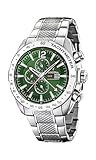Festina Herren Chronograph Quarz Uhr mit Edelstahl Armband F20439/3