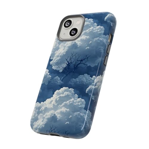 Coque iPhone 14 rigide bleue pour éviter les rayures au quotidien