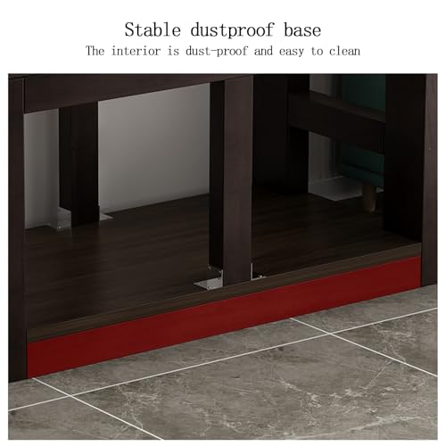 Supporto per Acquario in Legno - Robusto Supporto per Acquario con Spazio di archiviazione Multistrato per casa e Ufficio, Perfetto per acquariofili, terrari per Tartarughe e Animali domesti