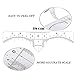 10/50/100 Pcs Disposable Eyebrow Ruler Sticker for Microblading, Adhesive Eyebrow Measurement Ruler, Eyebrow Ruler for Tattoo Makeup - Perfect Eyebrow Makeup Tool (100Pcs)