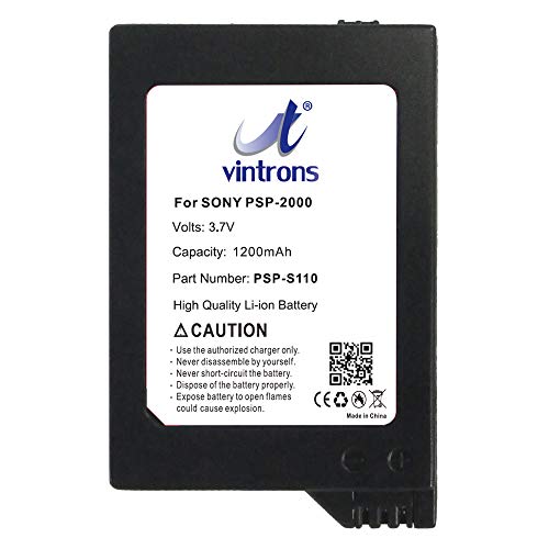 PSP-S110 Battery for Sony PSP Lite, PSP 2th, PSP-2000, PSP-3000, PSP-3004, Slim,