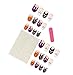 Halloween nails Press on Nails Fake Nails Tips Full Cover Medium False Gradient Nails for Women and Girls 24PCS (Halloween, Middle nail)