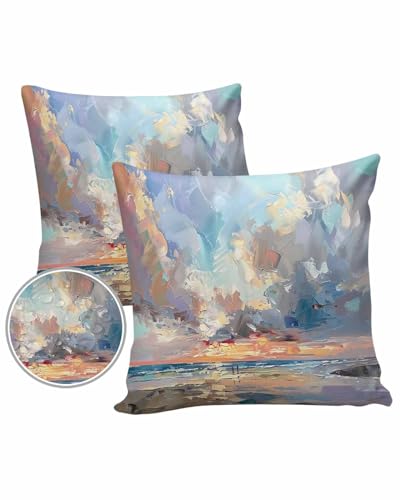 Outdoor Waterproof Throw Pillow Covers 18