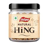Natural Hing Spice | Pure Raw Asafoetida | Glass Jar | 100% Natural, No Mixing, Non-GMO | Strong Aromatic Seasoning for Cooking (50gram)