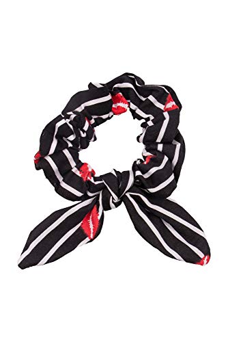 Lanossi Beauty & Care Scrunchie Black Kiss Preto
