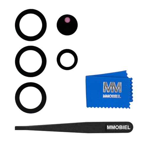 MMOBIEL Back Rear Camera Glass Lens Replacement Compatible with Samsung Galaxy S24 Ultra - Pre-Installed Adhesive, Tweezer and Cloth