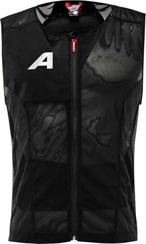 ALPINA PROSHIELD Men - Rückenprotektor für Männer, Atmungsaktiv & Anpassbar, Schutzweste für Ski- & Wintersport, Schwarz - XL