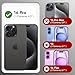 GONEZ Magnetic for iPhone 16 Pro Case, Compatible with MagSafe, [Screen Protector + Camera Lens Protector], Silicone Shockproof Anti-Scratch Protective Phone Case 6.3 inch, Black