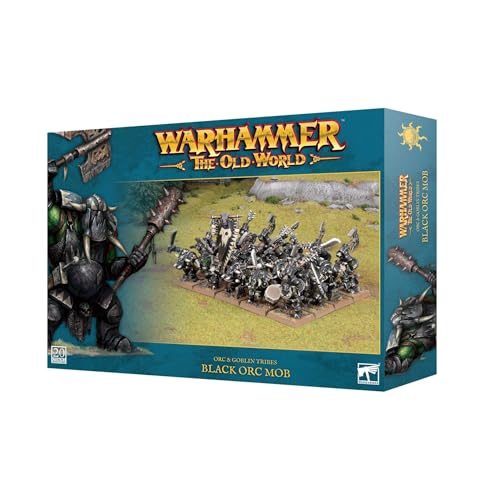 The Old World Orcs and Goblins Army List Games Workshop - Warhammer - The Old World - Orc and Goblin Tribes: Black Orc Mob
