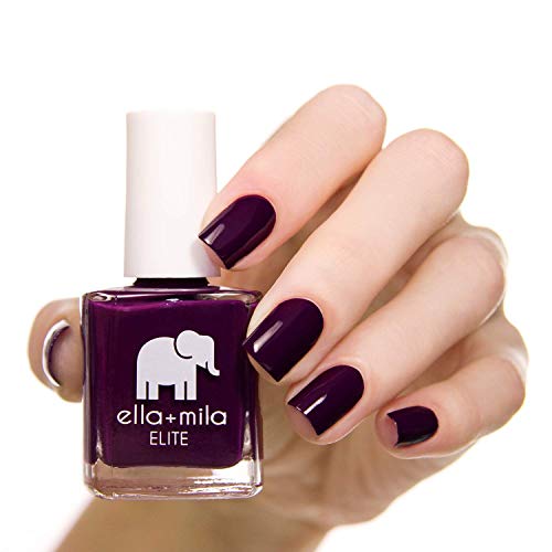 Ella+Mila Nail Polish, Elite Collection - Little Plum Dress #TOP2