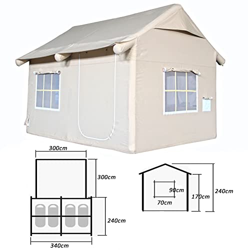 Carpa Inflable para Camping con Toldo 4-6 Personas miniatura 2