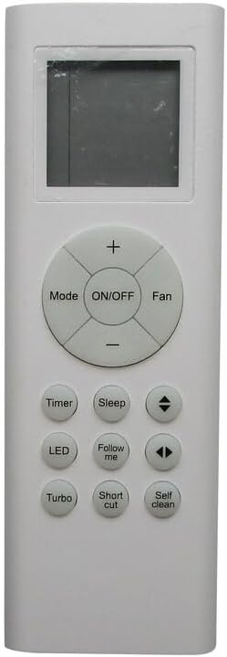 Easytry123 Remote Control for Pioneer RG66B6(B)BGEFU1 WYS009AMFI17RL WYS009GMFI17RL WYS009AMFI19RL WYS012GMFI17RL WYS012G-19 WS012GMF119HLD Room Window Air Conditioner