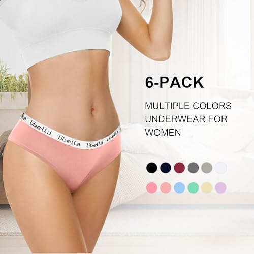 Teen Girls Underwear Size 12 14 16 18, Hipster Panties Breathable Workout Teen Underwear 10-18 Years Pack of 64