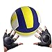 BESPORTBLE 3pairs Volleyball Gloves Special Training Gloves Passing Ball Padded Arm Sleeves Sturdy Design