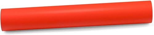 Miniatura 2 de 2 unidades de 4 x 8 pulgadas (3.9 in x 7.9 in) de muestra de vinilo rojo plano ultra mate, lámina de calcomanías para automóvil, lámina de