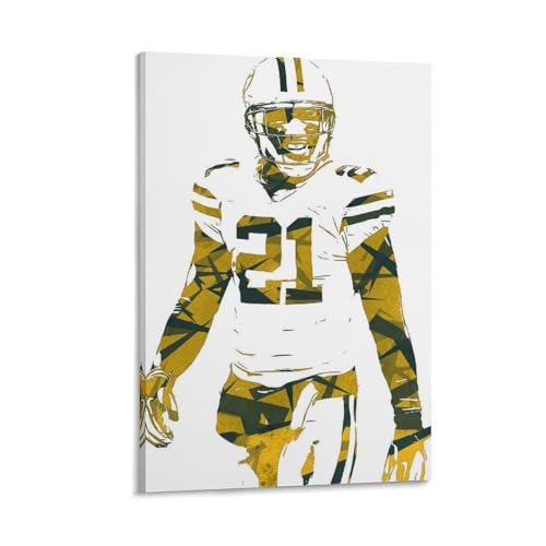 Toile Charles Woodson pour décorer un bureau de passionné de sport