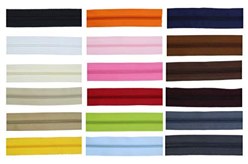 Zipworld, chiusura lampo senza fine da 3 mm, in