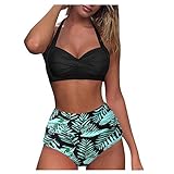 Vintage Badeanzug Mit Rock Damen Badeanzug Schwimmhilfe Badeanzug Plus Size Badeanzug Damen Kleid Damen Neopren Badeanzug Damen Cup F Badeanzug Frauen Badeanzug 068 Grün M