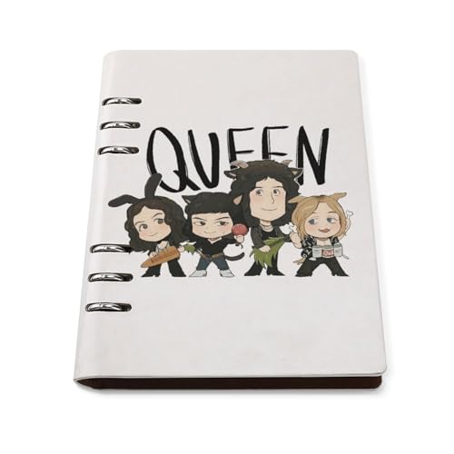 バインダーノート Queen クイーン ルーズリーフノート システム手帳 手帳 日記帳 メモ帳 6穴 A5サイズ PUレザー リフィル手帳 文房具 オフィス用品