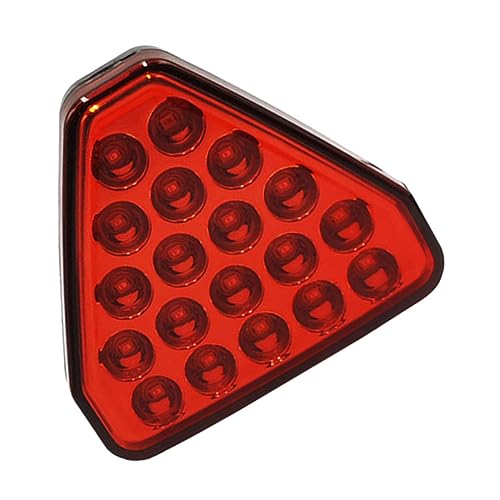 Alipis 1Pieza Parada LED Luz de Alta Visibilidad Camiones Remolques y Furgonetas Luz de Señal Carcasa de Duradera