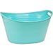 CreativeWare PTUB-PB Powder Blue 8.5 Gallon Party Tub