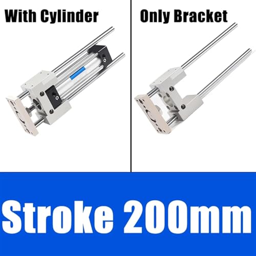 Support de guidage linéaire SC32 axe pneumatique 200mm accessoire de montage mécanique - 2