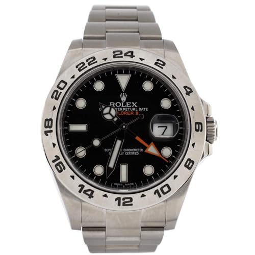 Pre-Loved Oyster Perpetual Explorer II Automatic Watch Stainless Steel 42